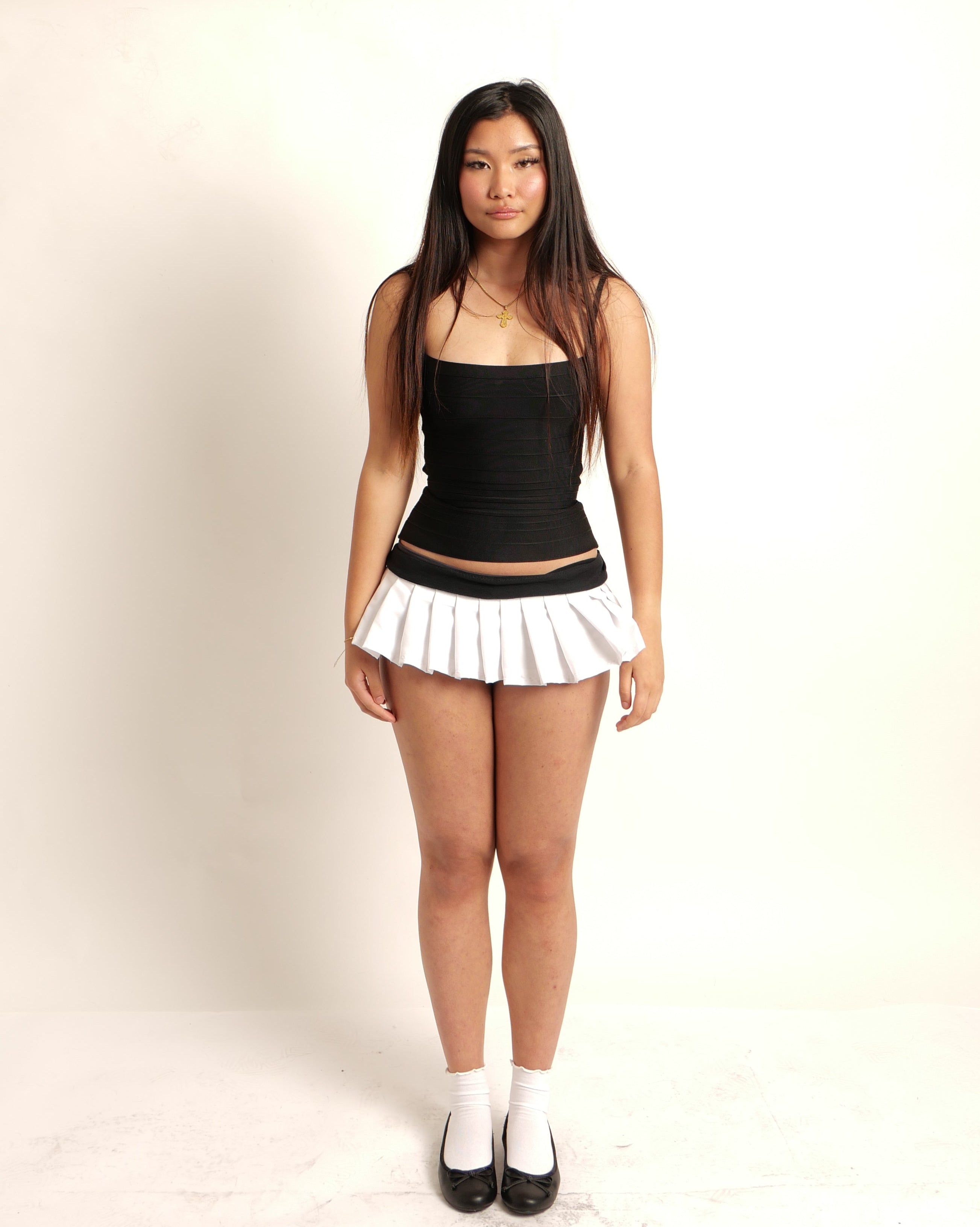White Pleats