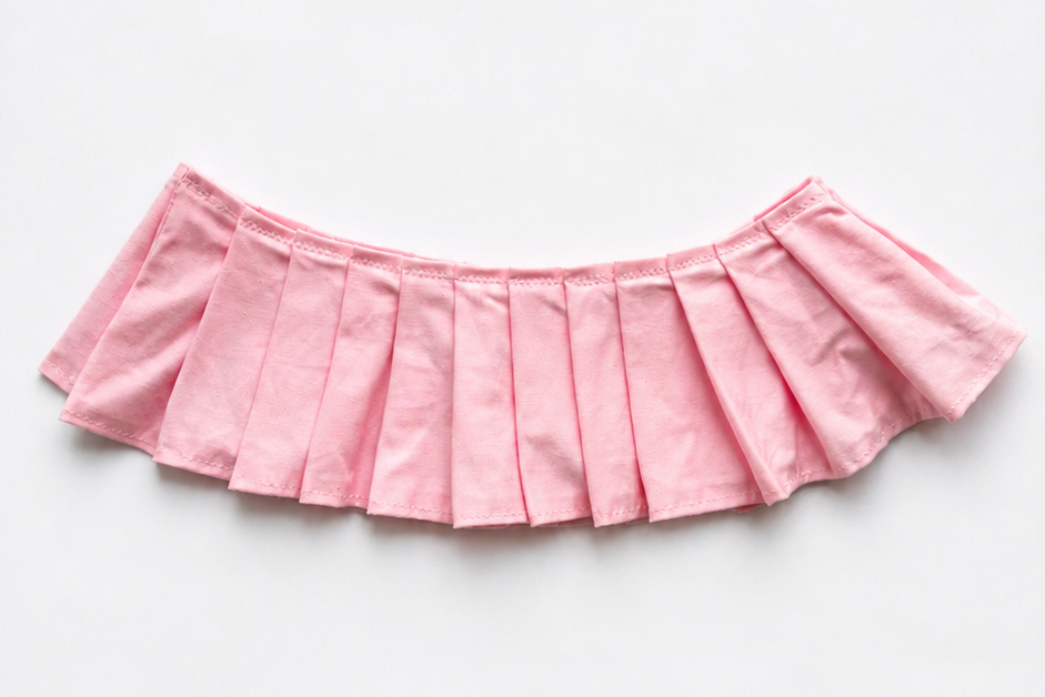 Pink Pleats