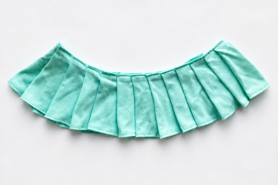 Teal Pleats